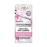 LOREAL GLYCOLIC BRIGHT SERUM OJOS X20GR