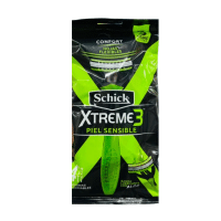 SHICK XTREME 3 PIEL SENSIBLE - 4 MAQUINAS DE AFEITAR DESECHABLES