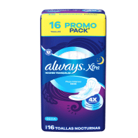 ALWAYS XTRA TOALLAS NOCTURNAS SECA X16U