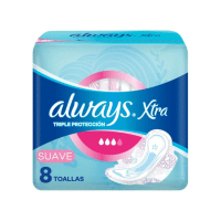 ALWAYS XTRA TRIPLE PROTECCION TOALLAS SUAVE X8U