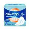 ALWAYS XTRA DOBLE PROTECCION TOALLAS SECA X8U