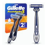 GILLETTE PRESTOBARBA 3 EXTRA SUAVE MAQUINA DE AFEITAR X2U