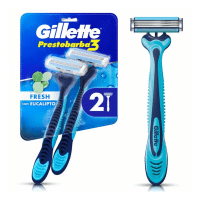 GILLETTE PRESTOBARBA 3 FRESH CON EUCALIPTO MAQUINA DE AFEITAR X2U