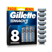 GILLETTE MACH 3 BASE REPUESTO DE AFEITAR X8U