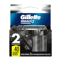 GILLETTE MACH 3 CARBONO REPUESTO DE AFEITAR X2U