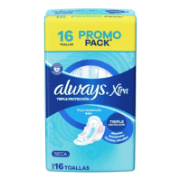 ALWAYS XTRA TRIPLE PROTECCION TOALLAS SECA X16U