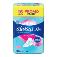 ALWAYS XTRA TRIPLE PROTECCION TOALLAS SUAVE X16U