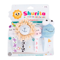 SHURITA PORTACHUPETE CON CINTA DECORADA CON PELUCHE X4U 119